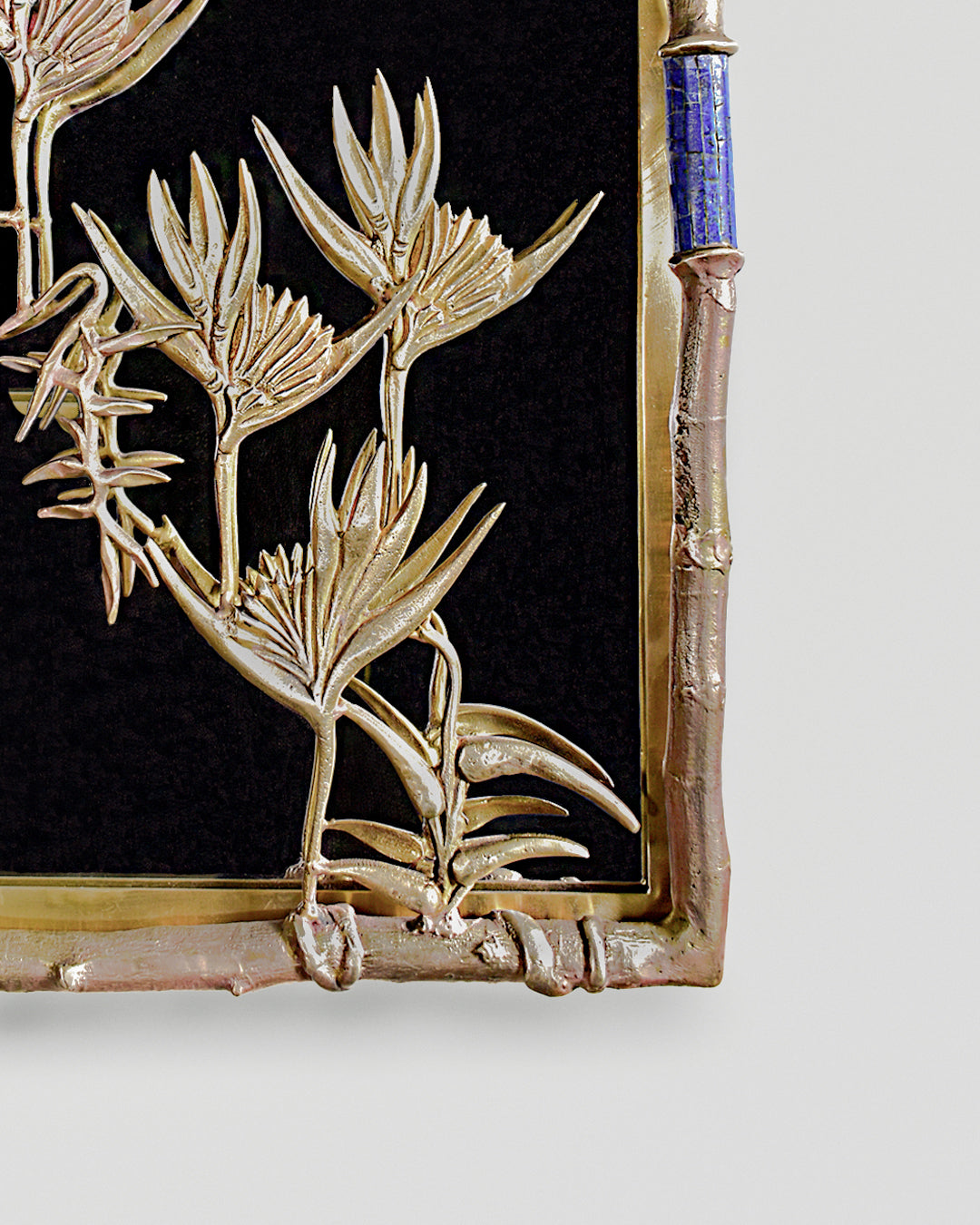 Golden Window Mirror