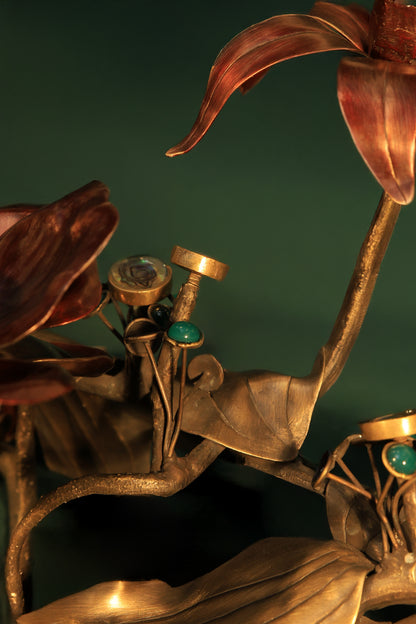 Whispering Bloom candelabrum