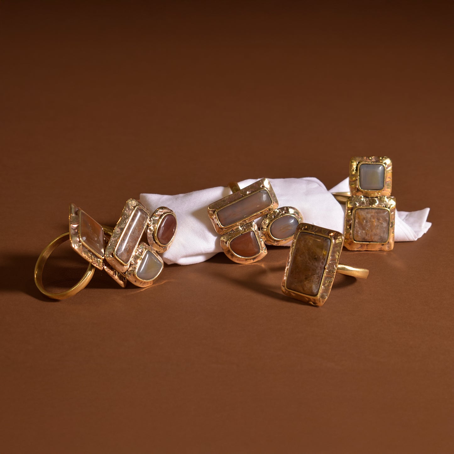 Jewel Napkin Rings (Set of 6)