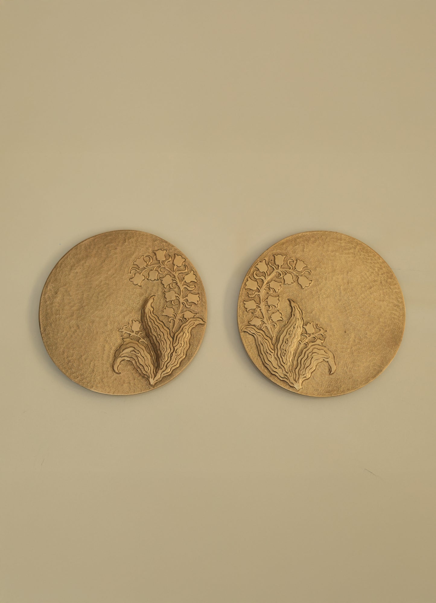 Auric Lily Coasters (Set of 2)