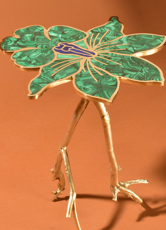 Green Hibiscus Table