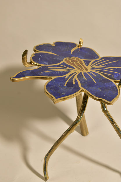 Blue Hibiscus Table