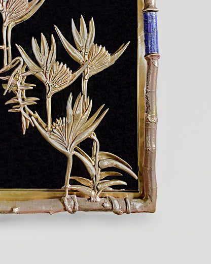 Golden Window Mirror