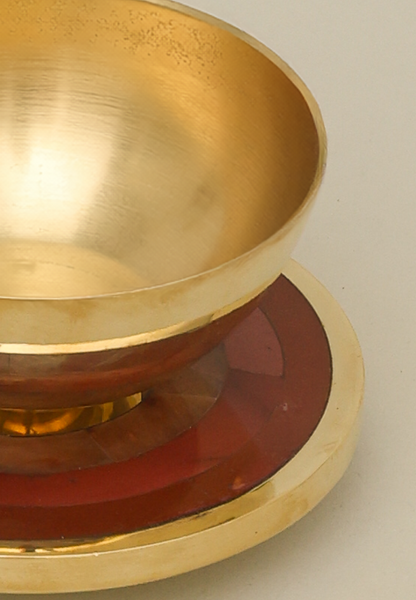 Ruby Flame Diya - Large