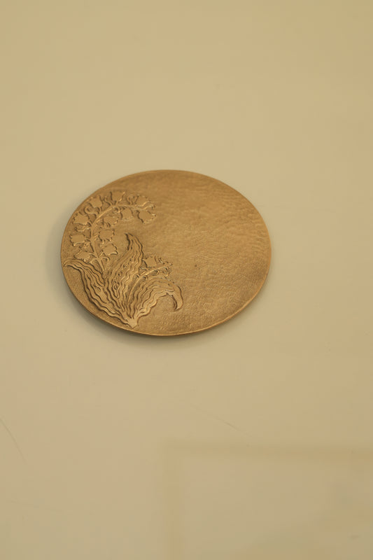 Auric Lily Coasters (Set of 2)