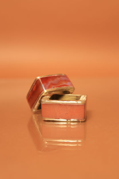 Auric Cube Napkin Rings (Set of 2)