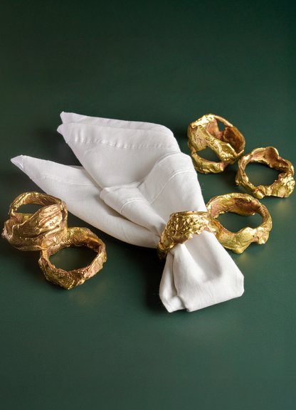 Molten Napkin Rings (Set of 6)