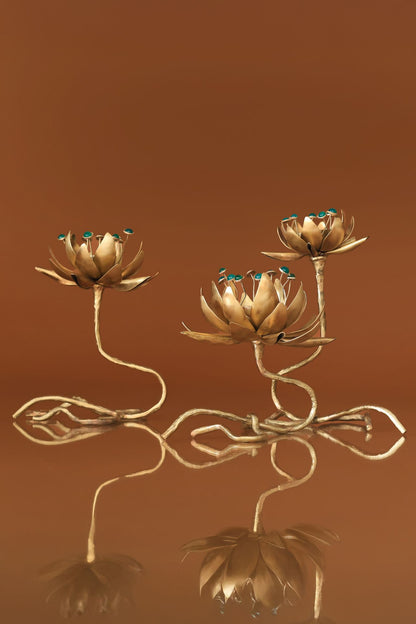Lotus Diya (Set of 3)