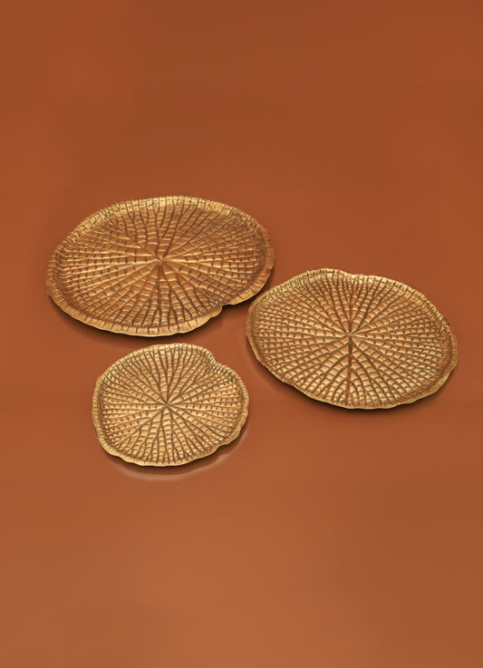 Lotus Leaf Platters (Set of 3)