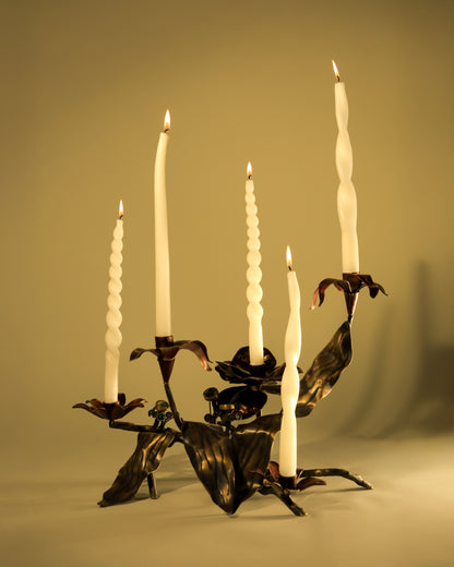 Whispering Bloom candelabrum