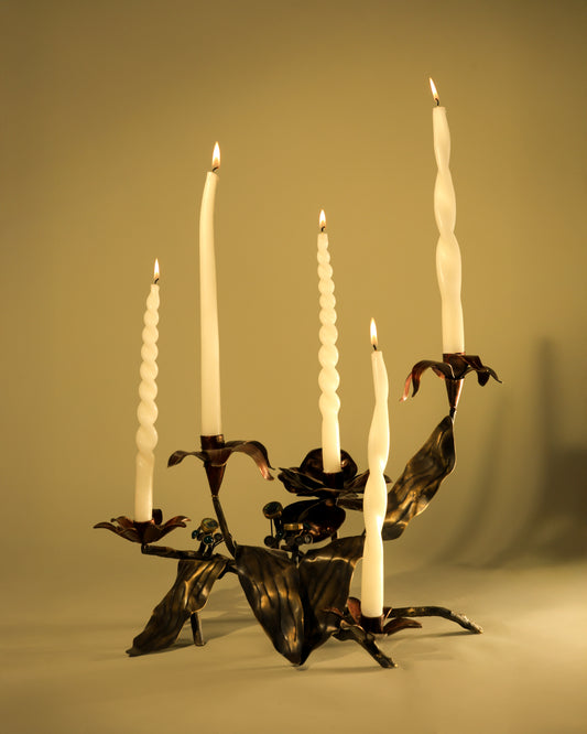 Whispering Bloom candelabrum