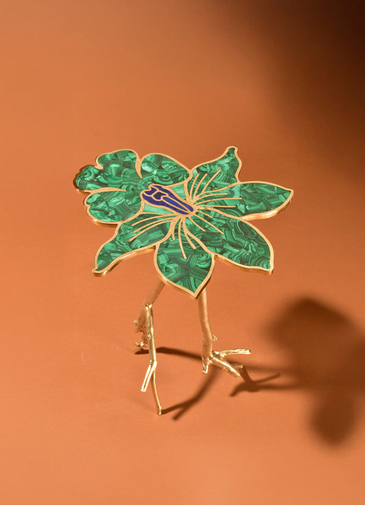 Green Hibiscus Table